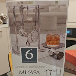 Mikasa Silver Bar Tool Set with Stand